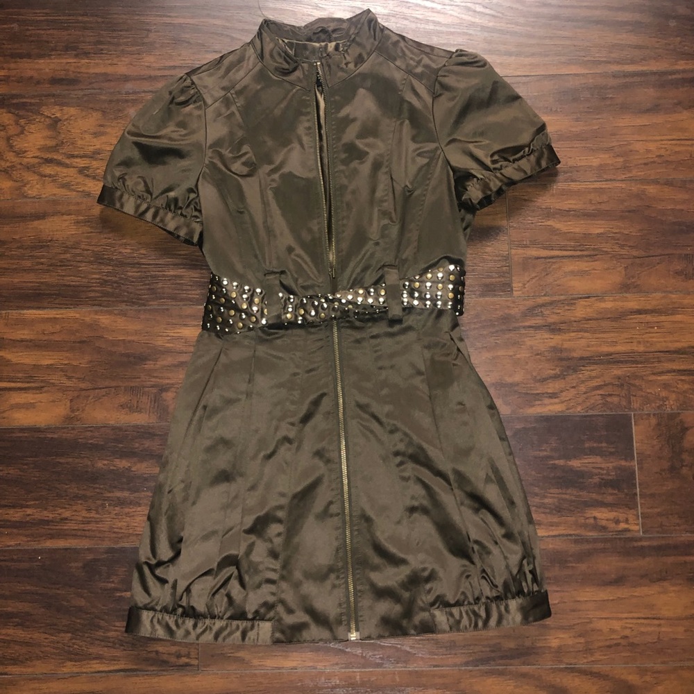 Brown/Gold Dress